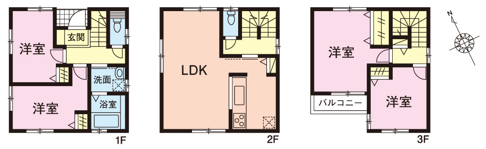 2階建て参考プラン