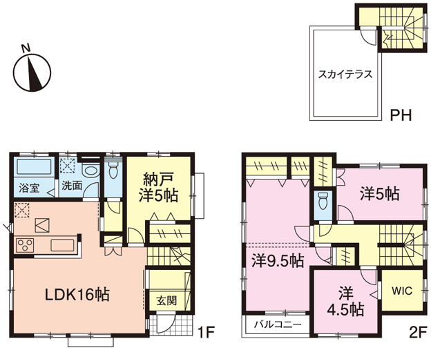 2号棟間取図