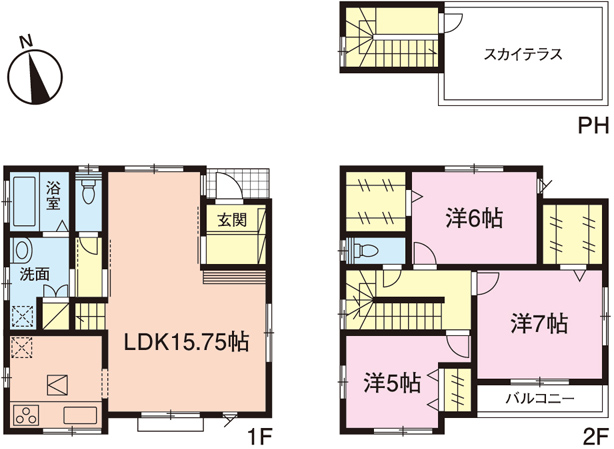 3号棟間取図